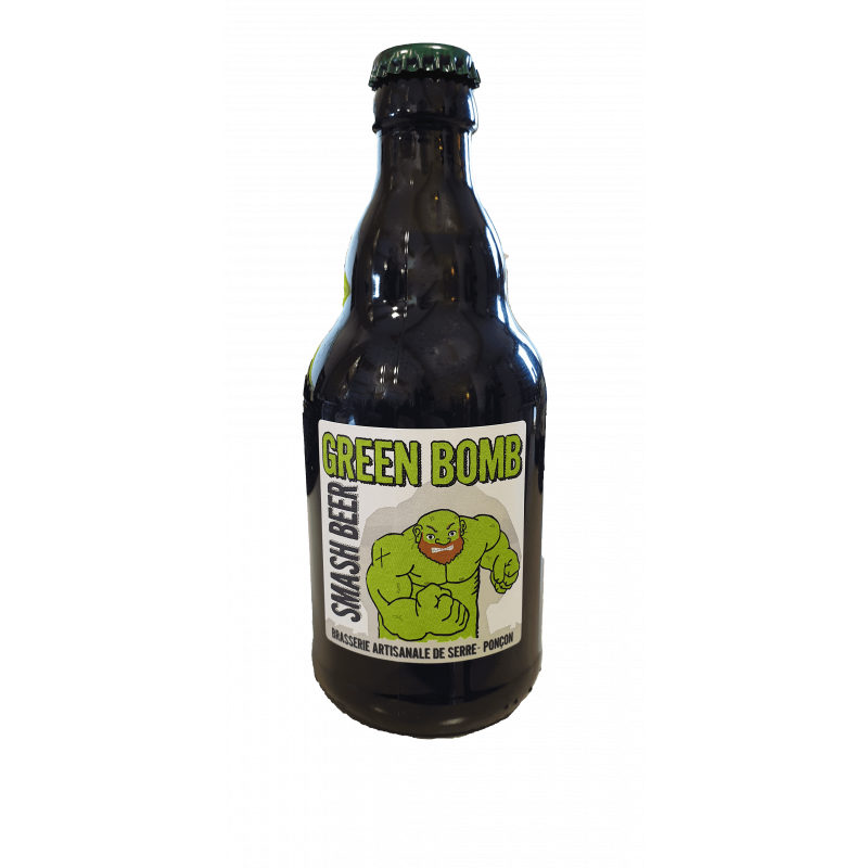 Green Bomb smash beer de la brasserie de serre ponçons, un producteur PACAA Panier Green Bomb smash beer de la brasserie de serre ponçons, un producteur PACAA Panier