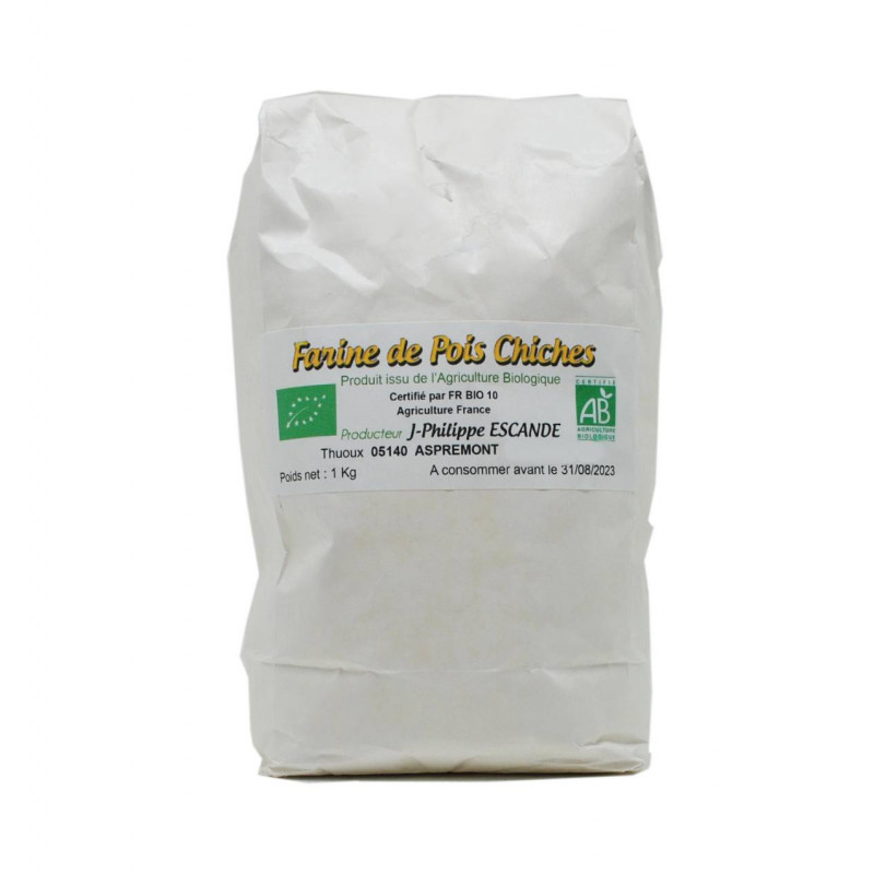 Farine de pois chiches Bio Jean-Philippe Escande Farine de pois chiches Bio Jean-Philippe Escande
