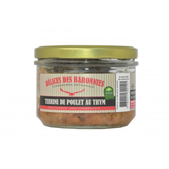 terrine des baronnies Poulet et Thym terrine des baronnies Poulet et Thym