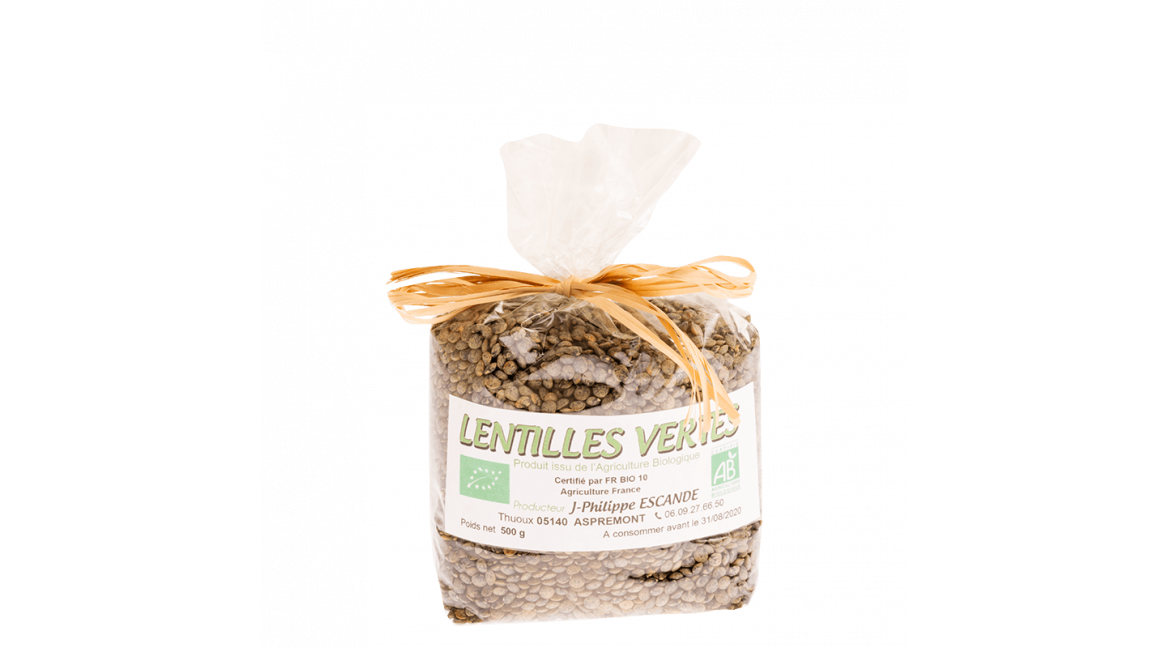 Recette de saucisses aux lentilles des Hautes-Alpes
